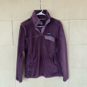 Patagonia Women's Re-Tool Snap Pullover in Tyrian Purple